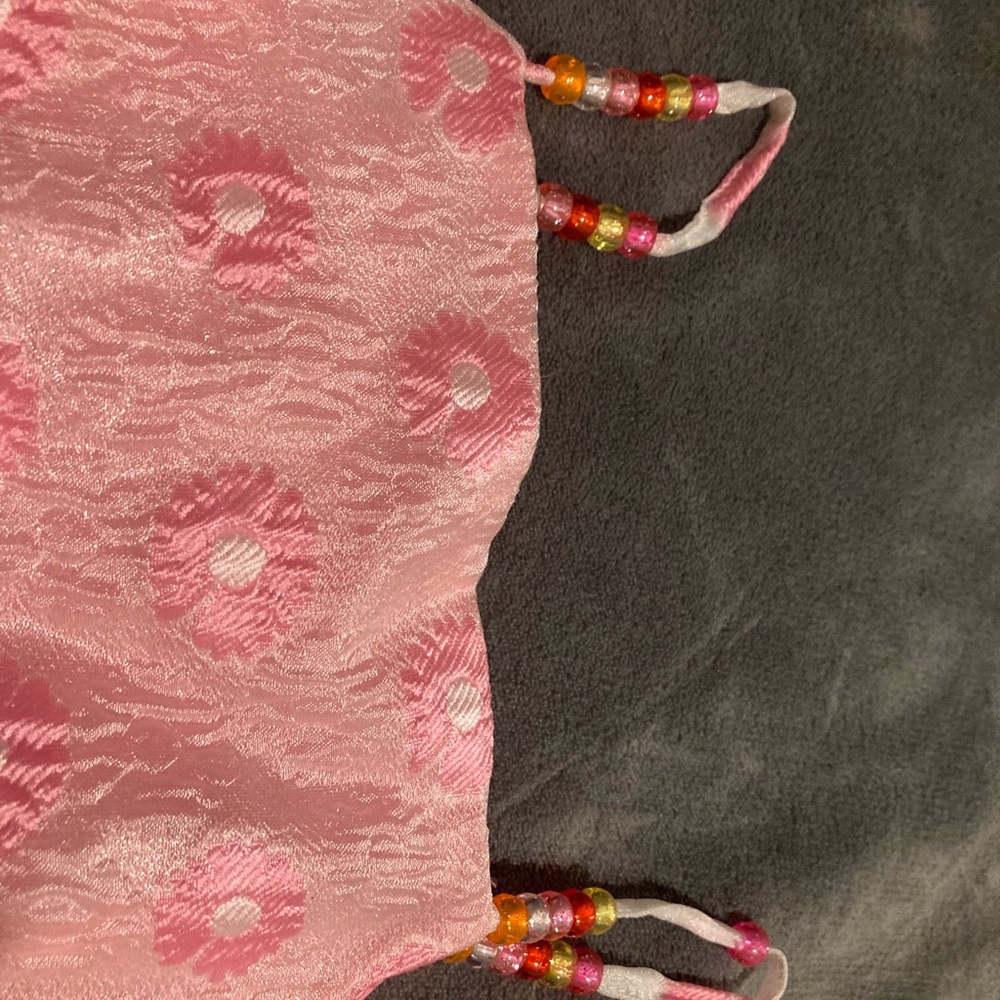 Pink Sleeveless Spaghetti Strap Sundress - Picture 5 of 5